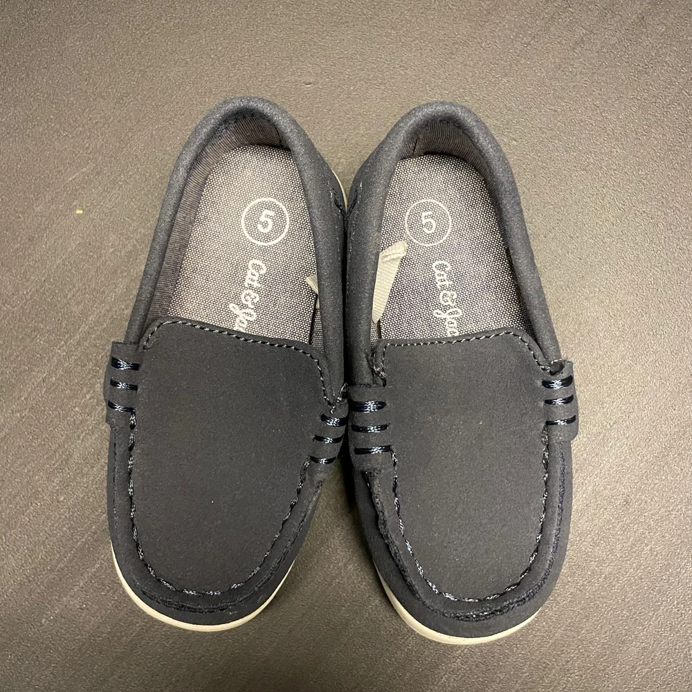 Cat & Jack Navy Blue Slip-On Moccasins for Kids